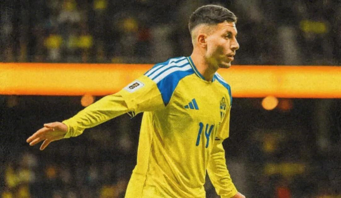 巴萨边锋巴尔德吉因出场时间不足被瑞典国家队